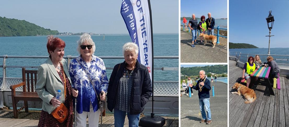 The Mayor had the honour of being present at the Pier Walk with Eryri Cooperative and Dementia Active Gwynedd to mark the Dementia Week